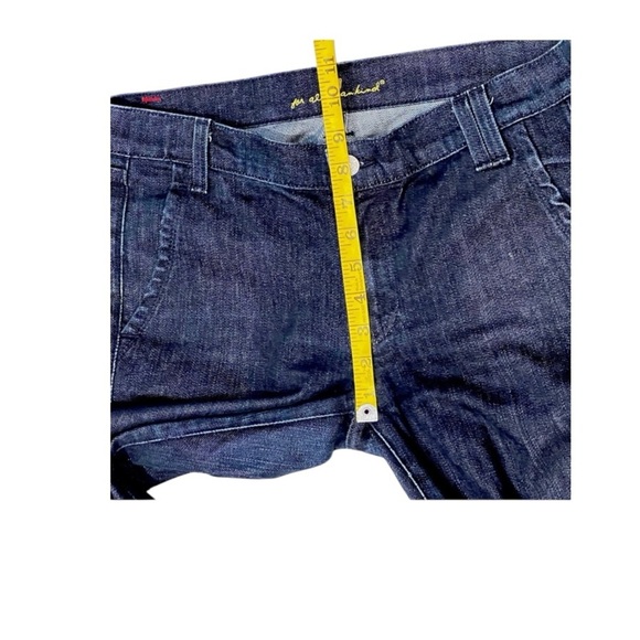 7 For All Mankind Indigo Boot Cut Jeans - Picture 7 of 10